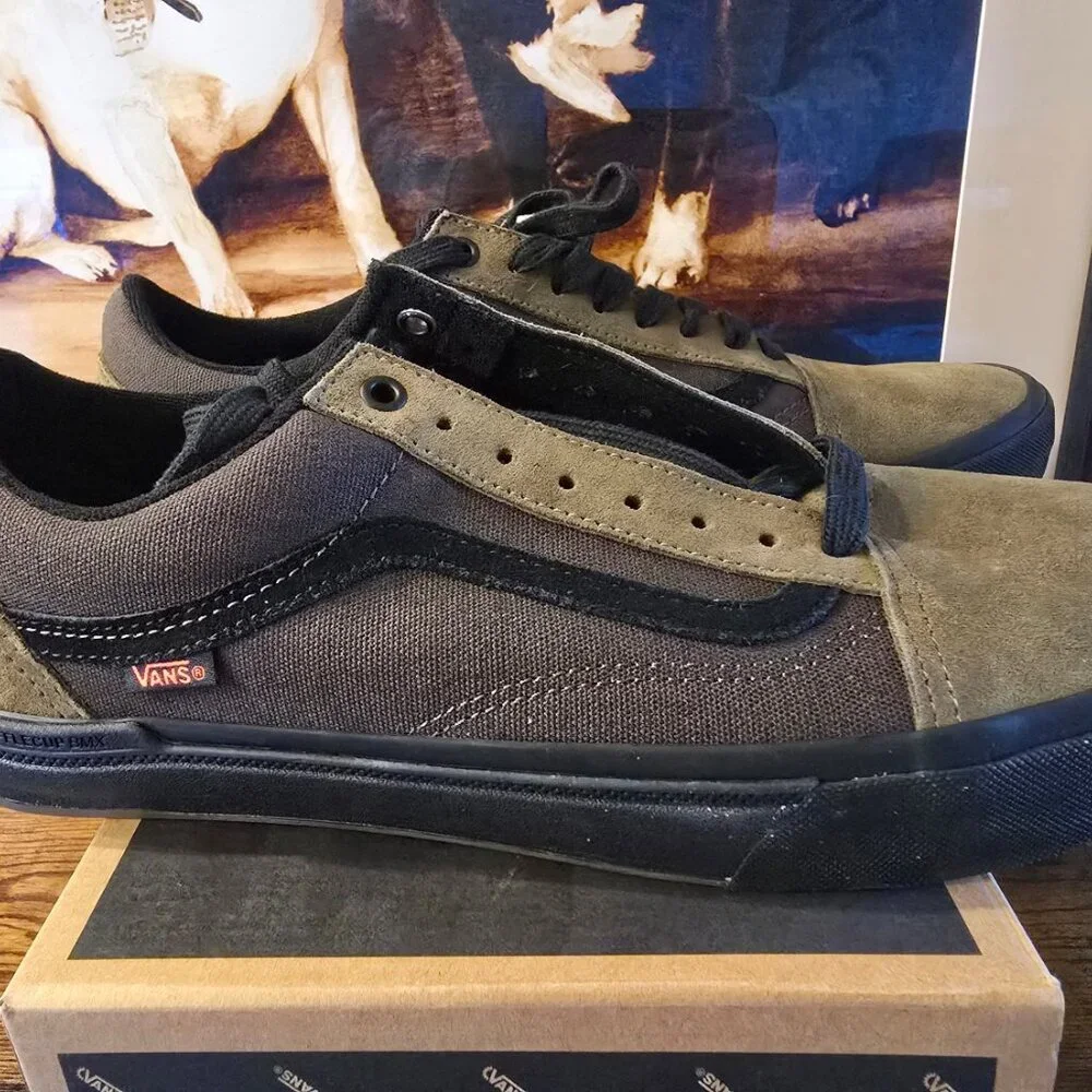 Men’s Vans BMX Old Skool Low Coal Brown Mens Shoes VN000D3MEMP RARE size 12 US - Picture 6 of 11